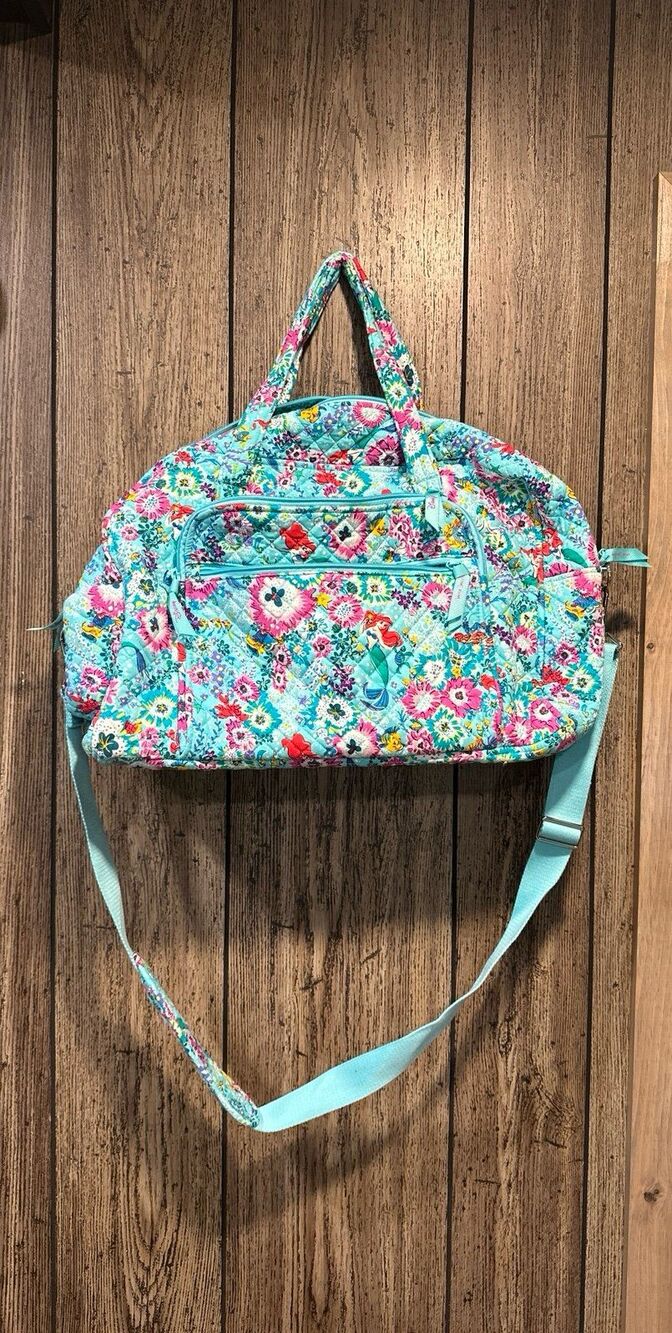 Vera Bradley Weekender Bag Medium Duffel Bag Disney Little Mermaid